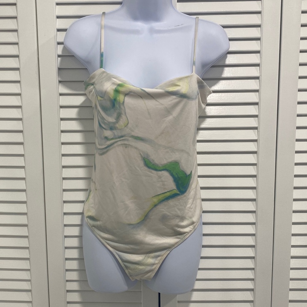Express Tiedye bodysuit thong
